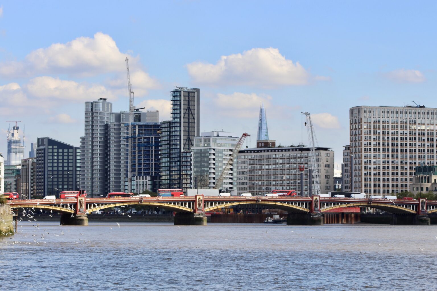 The Vauxhall Bridge statues Ebb & Flow
